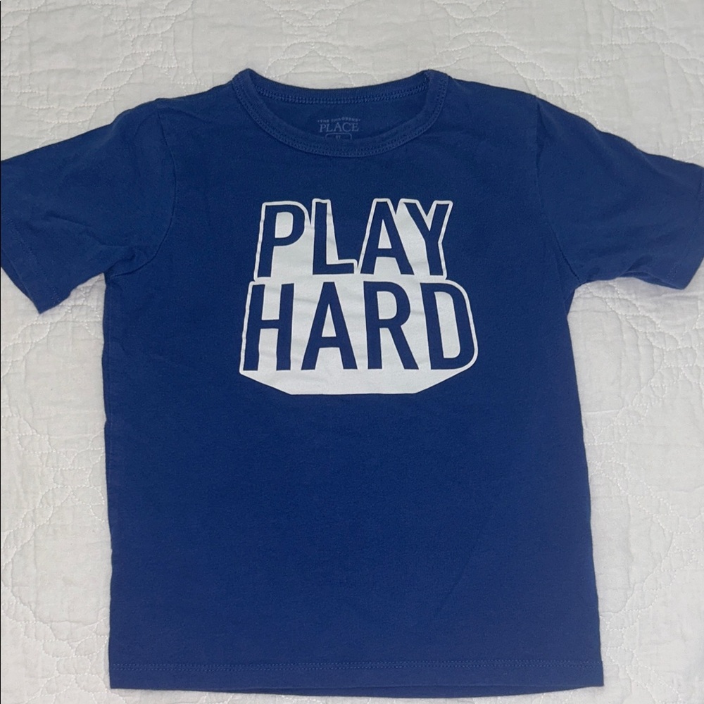 The Children's Place Navy 'Play Hard' Tee
